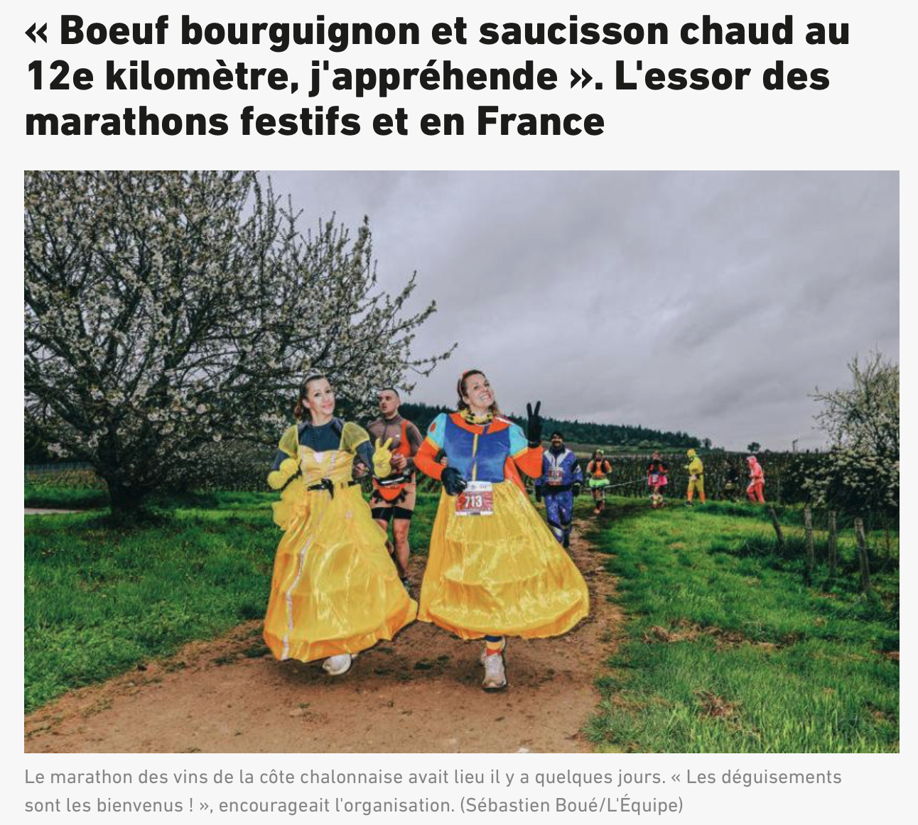 On parle du marathon